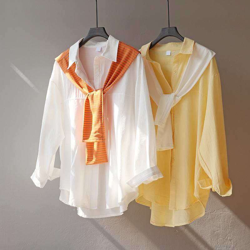 Women's Blouse Long Sleeve Blouses Casual Classic Style Simple Solid Color display picture 13
