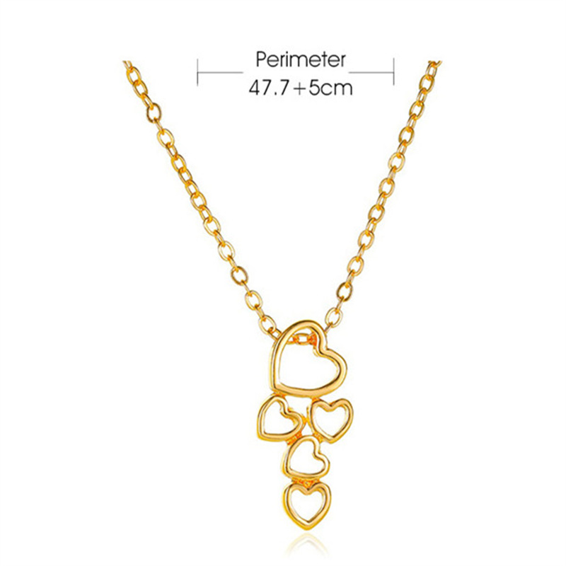 Romantic Shiny Heart Shape Rhombus Copper Plating Inlay Crystal Rhinestones Zircon 18k Gold Plated Gold Plated Silver Plated Pendant Necklace display picture 16