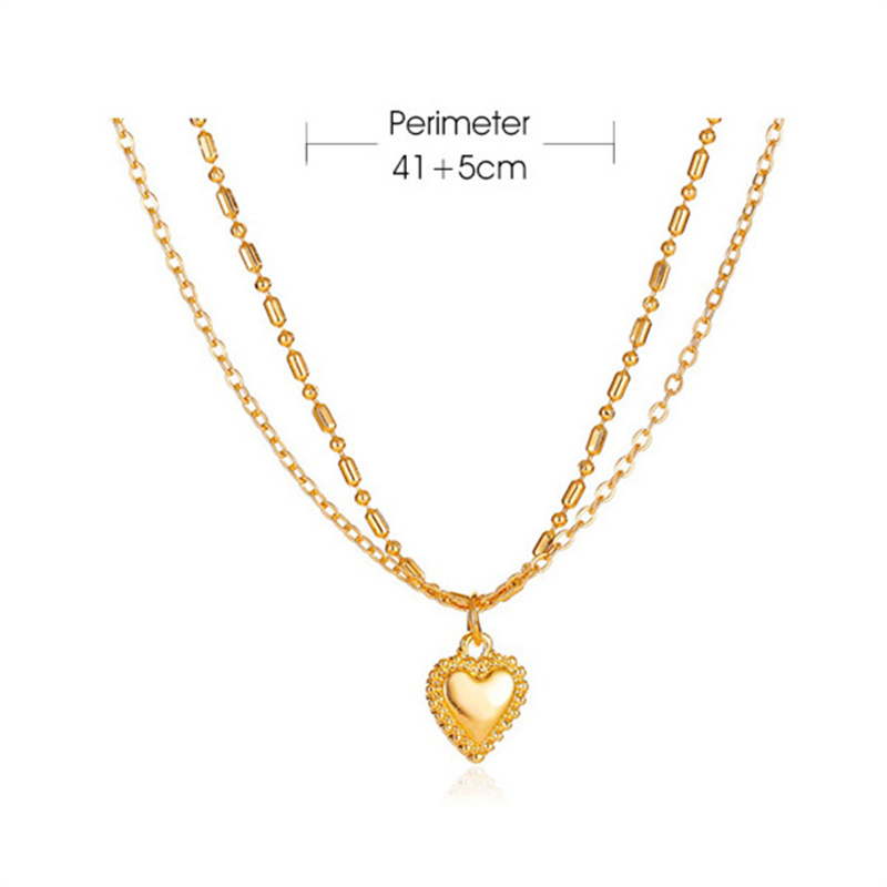 Romantic Shiny Heart Shape Rhombus Copper Plating Inlay Crystal Rhinestones Zircon 18k Gold Plated Gold Plated Silver Plated Pendant Necklace display picture 14