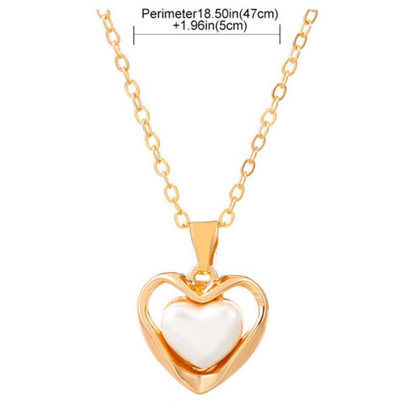 Romantic Shiny Heart Shape Rhombus Copper Plating Inlay Crystal Rhinestones Zircon 18k Gold Plated Gold Plated Silver Plated Pendant Necklace display picture 17