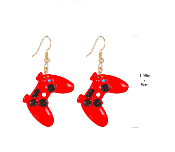 1 Pair Preppy Style Simple Style Streetwear Game Console Arylic Drop Earrings display picture 1