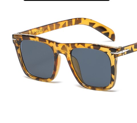 Fashion Sunglasses Simple Square Frame Solid Color Men's Sunglasses display picture 5