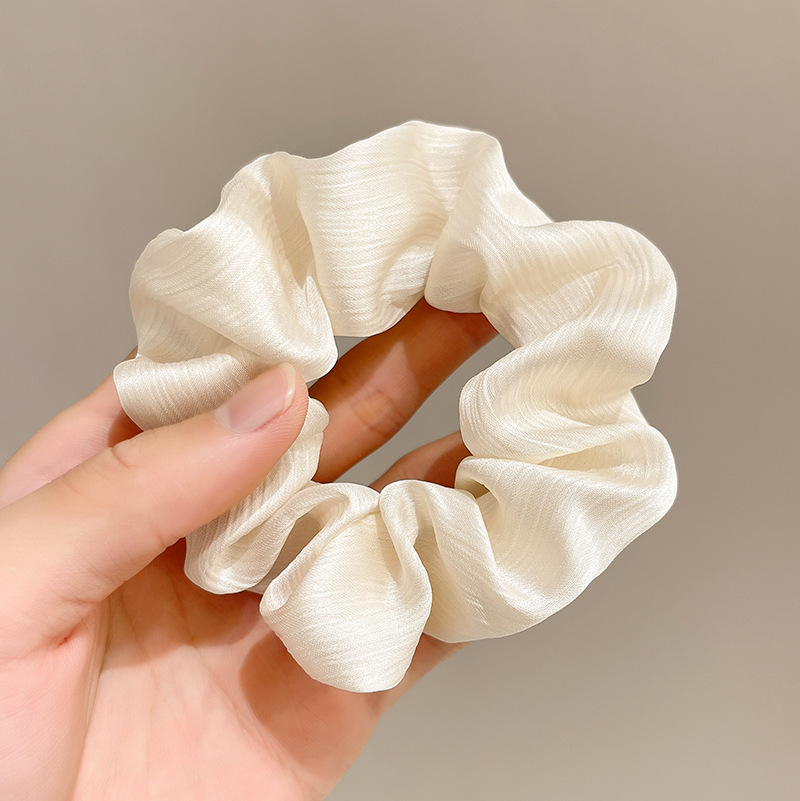 Women's Simple Style Solid Color Cloth Elastic Band Hair Tie display picture 5
