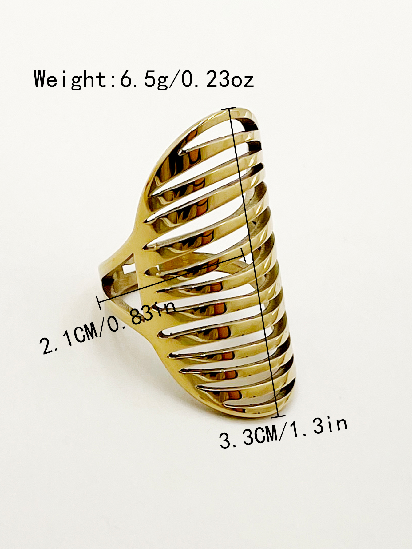 304 Stainless Steel 14K Gold Plated Retro Simple Style Plating Hollow Out Infinity Star Heart Shape Rings display picture 4