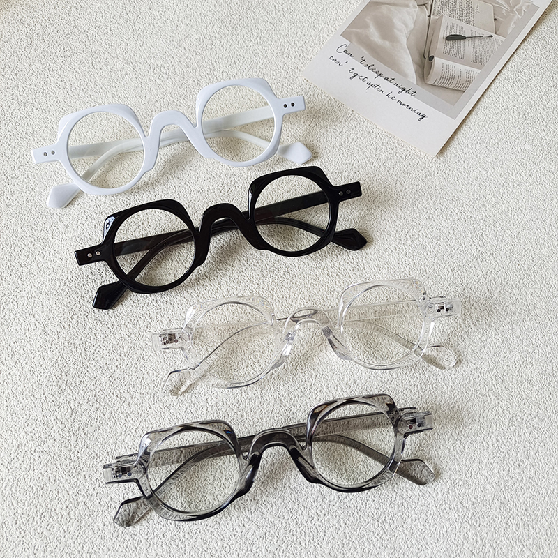 Casual Elegant Solid Color Pc Resin Square Full Frame Optical Glasses display picture 4