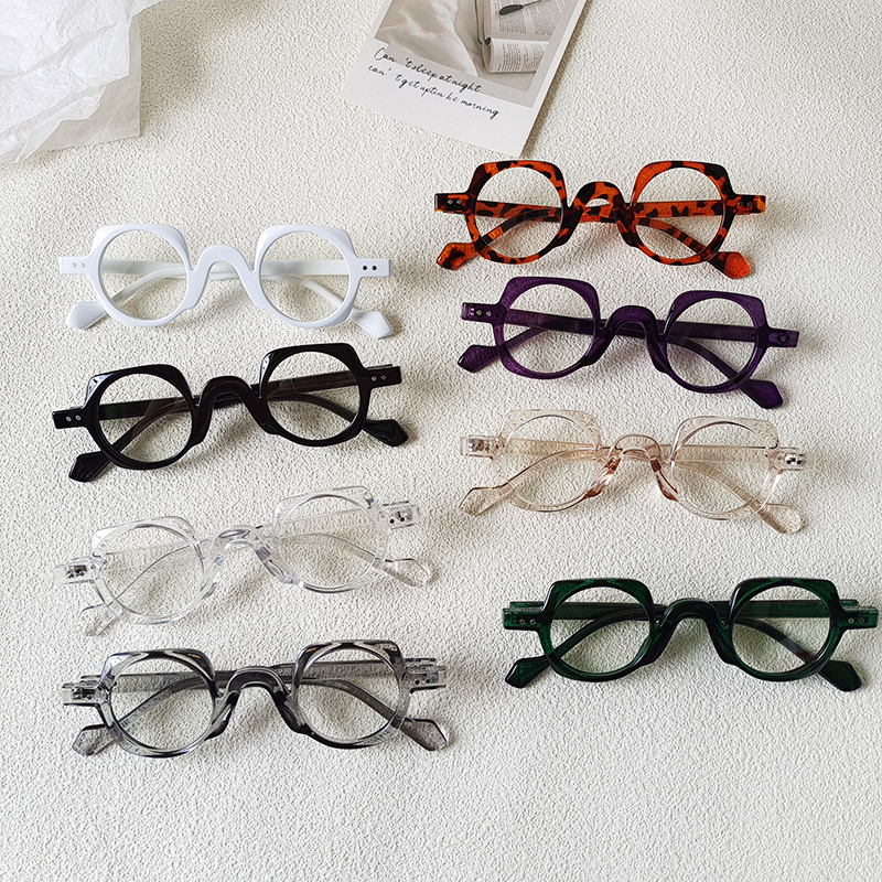 Casual Elegant Solid Color Pc Resin Square Full Frame Optical Glasses display picture 1
