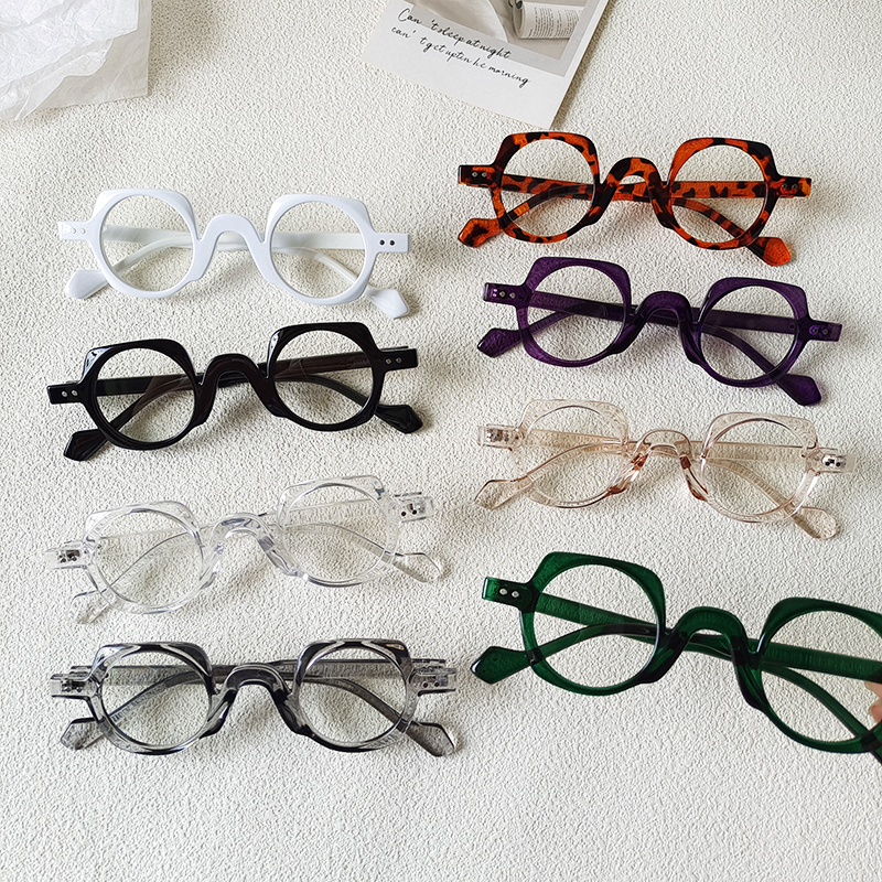 Casual Elegant Solid Color Pc Resin Square Full Frame Optical Glasses display picture 2