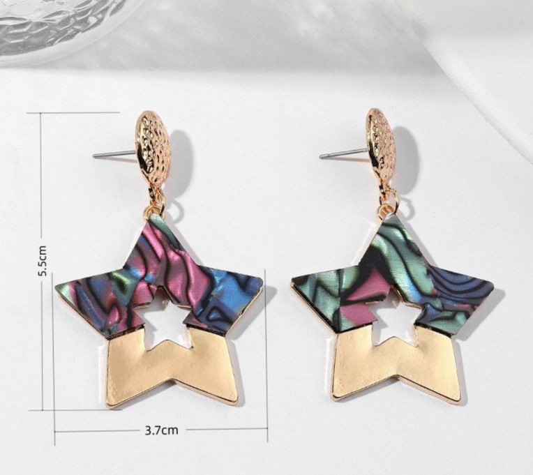 1 Pair Retro Geometric Snake Alloy Earrings display picture 2