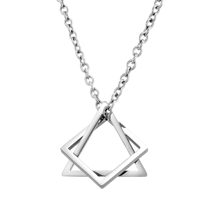 Casual Basic Geometric Alloy Iron Unisex Pendant Necklace display picture 3