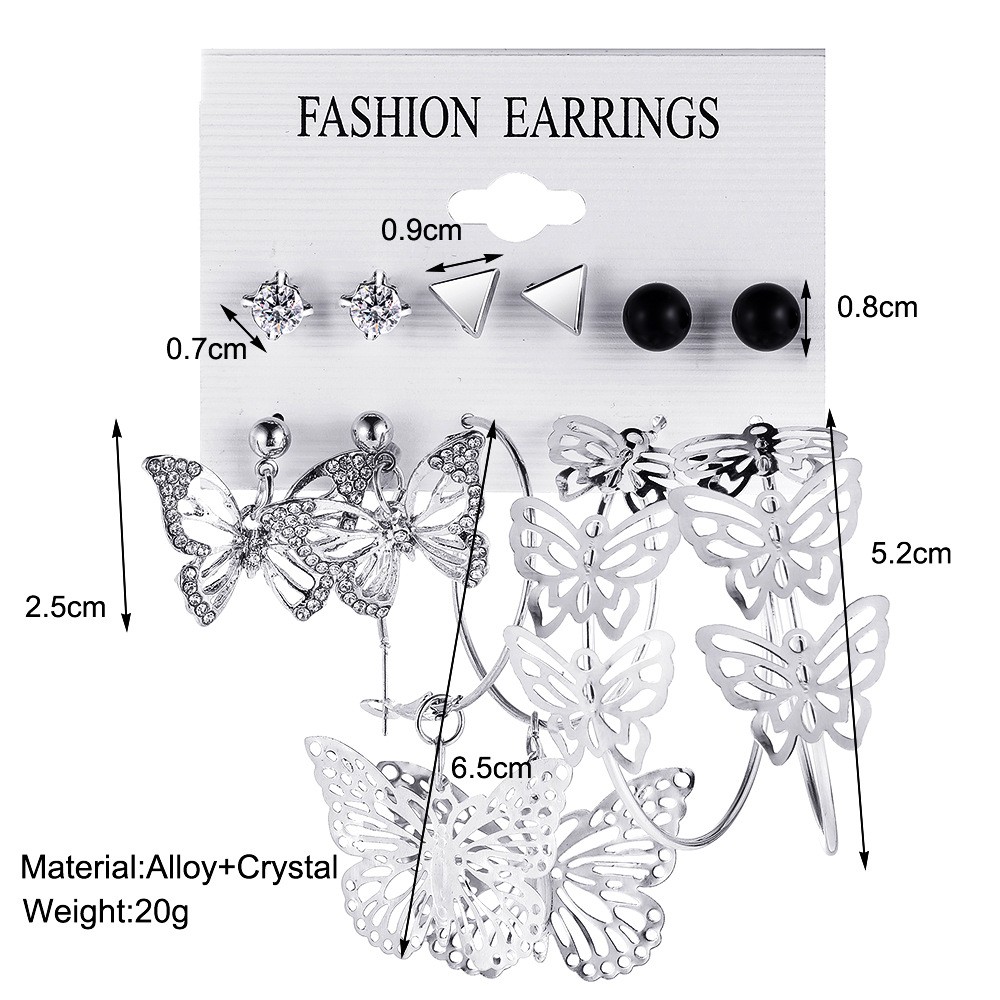 1 Set Elegant Heart Shape Butterfly Inlay Arylic Alloy Resin Artificial Gemstones Artificial Diamond Gold Plated Silver Plated Drop Earrings display picture 3