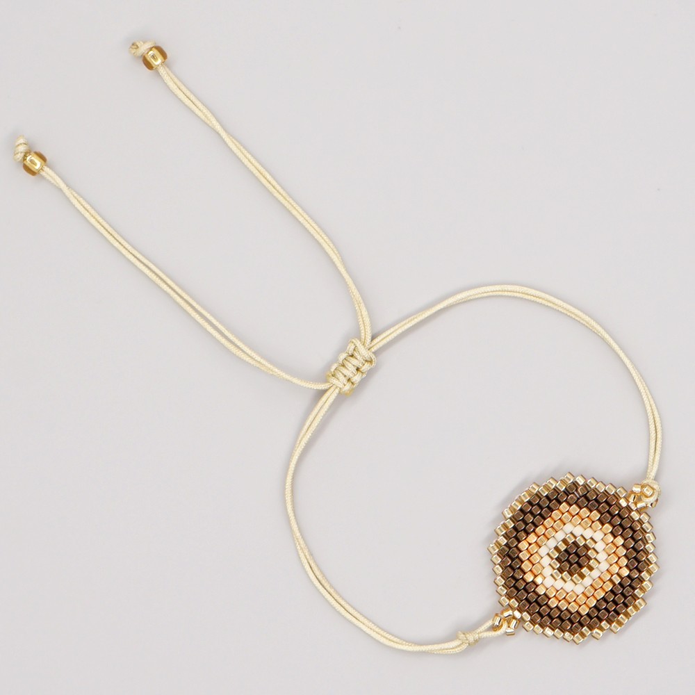 Ethnic Style Devil's Eye Glass Rope Beaded Knitting Unisex Bracelets display picture 26