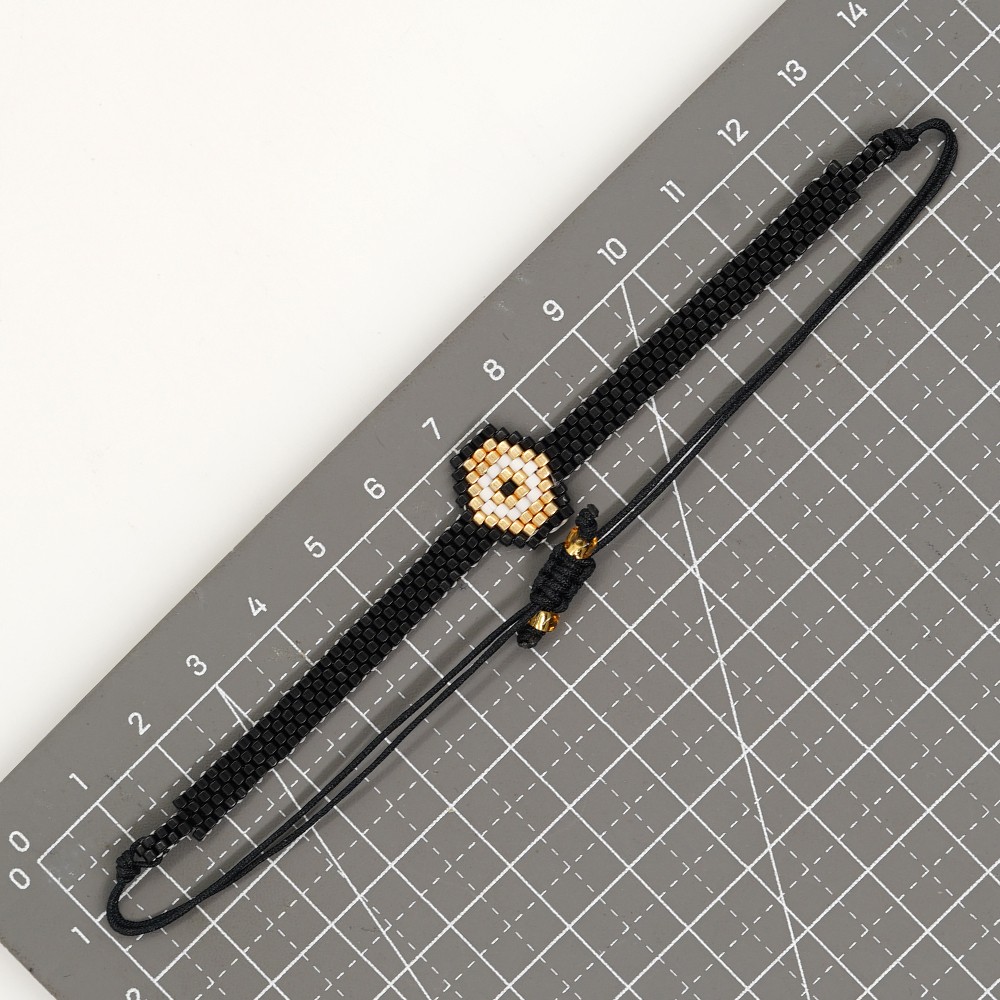 Ethnic Style Devil's Eye Glass Rope Beaded Knitting Unisex Bracelets display picture 32