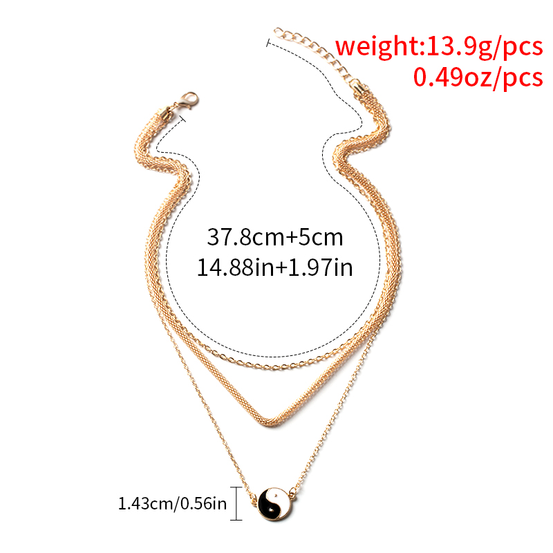 Hip-hop Punk Cool Style Sun Devil's Eye Snake Alloy Plating Inlay Artificial Rhinestones Glass Gold Plated Silver Plated Women's Layered Necklaces display picture 8