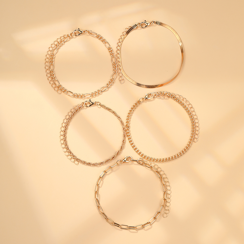 Style Simple Géométrique Alliage Placage Femmes Bracelets display picture 2