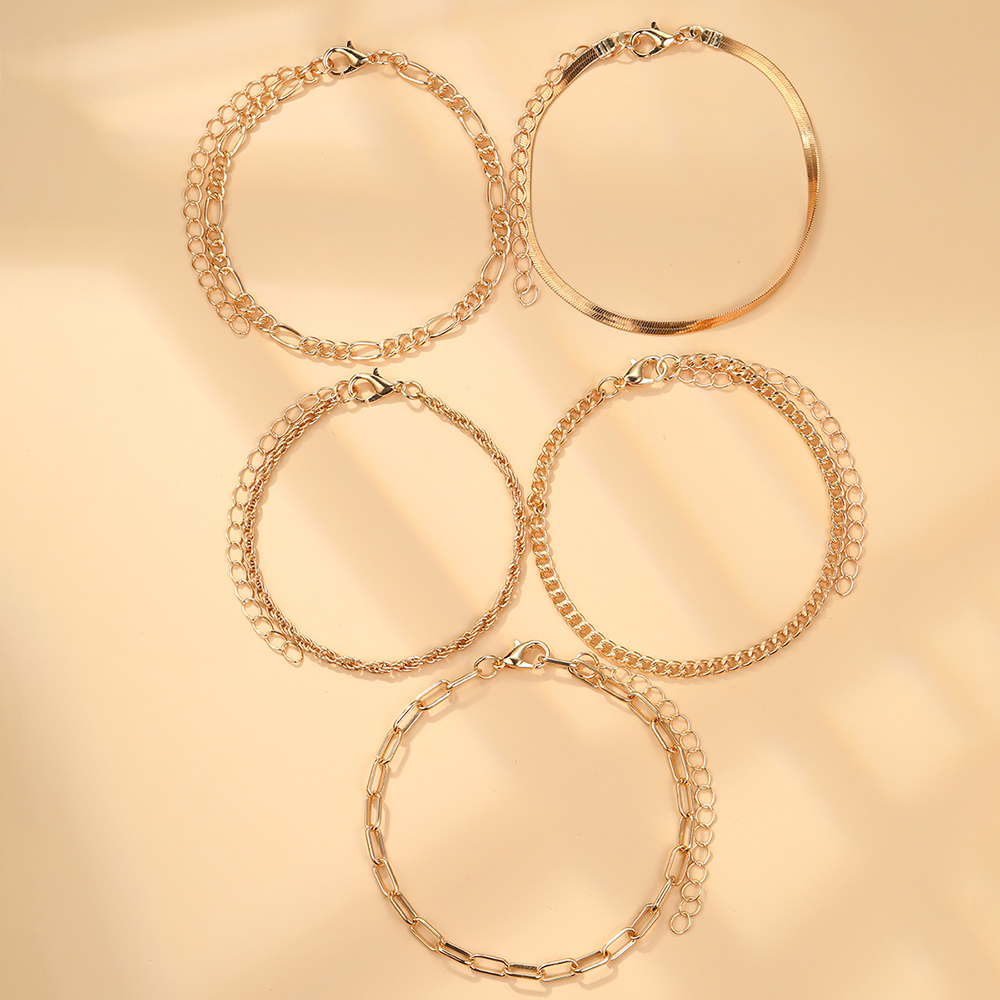 Style Simple Géométrique Alliage Placage Femmes Bracelets display picture 5