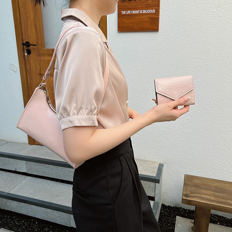 Women's Summer Pu Leather Elegant Underarm Bag display picture 2