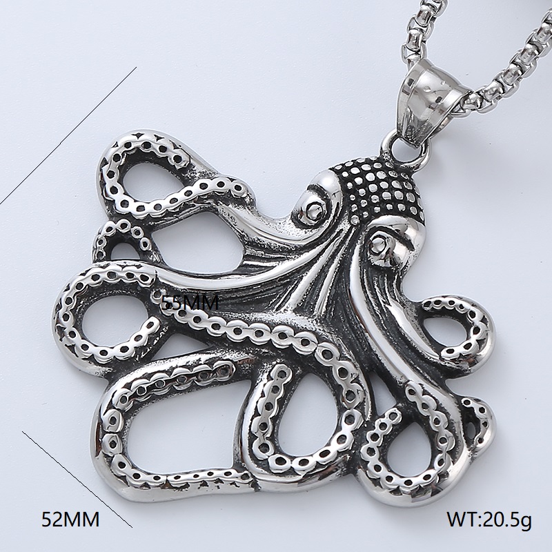 Rock Streetwear Geometric Guitar Stainless Steel Men's Pendant Necklace Necklace Pendant display picture 9