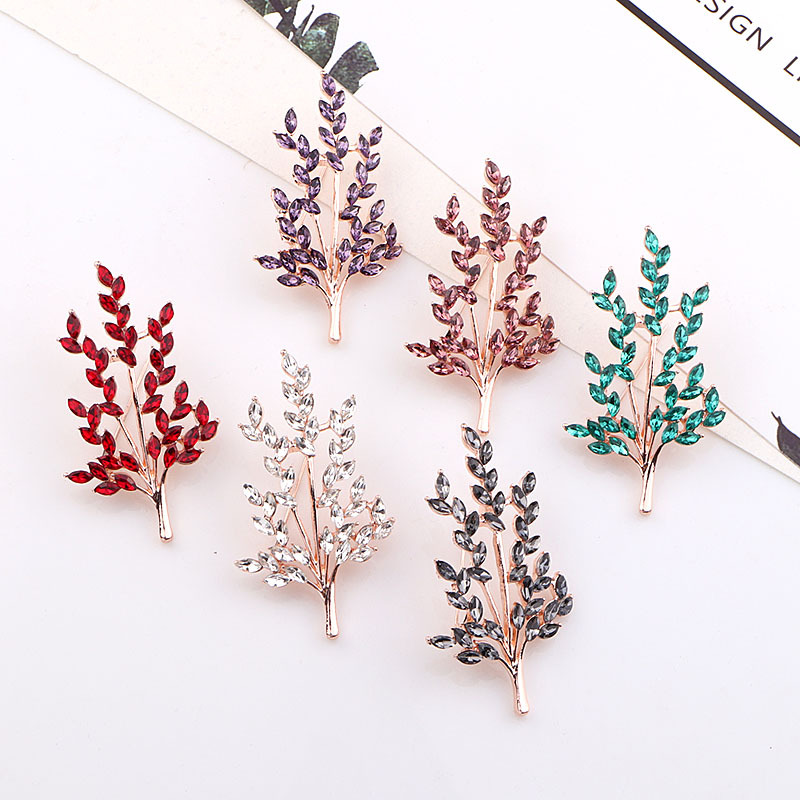 Elegant Luxurious Grain Alloy Inlay Artificial Gemstones Unisex Brooches display picture 3