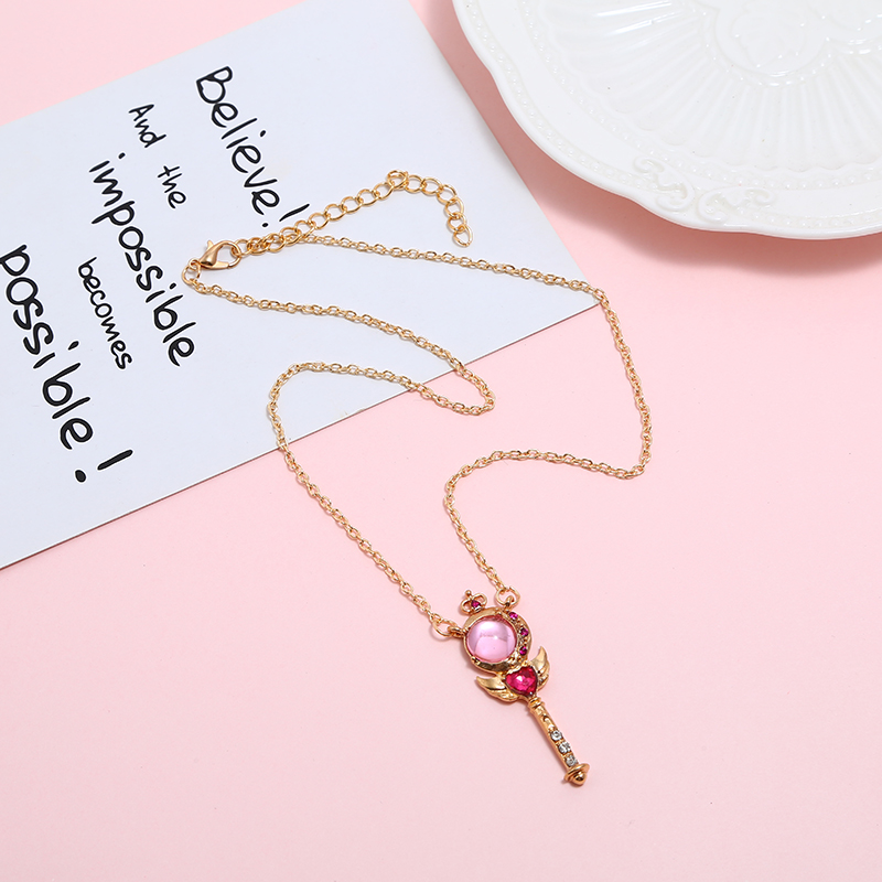 Basic Lady Streetwear Magic Wand Zircon Alloy Wholesale Pendant Necklace display picture 1