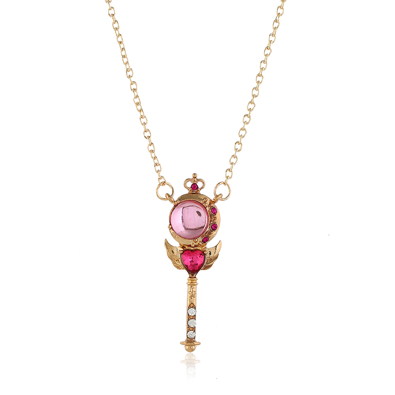 Basic Lady Streetwear Magic Wand Zircon Alloy Wholesale Pendant Necklace display picture 5
