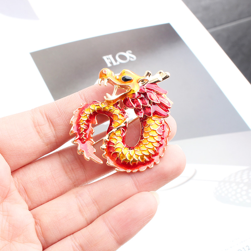 Exaggerated Funny Dragon Alloy Unisex Brooches display picture 2