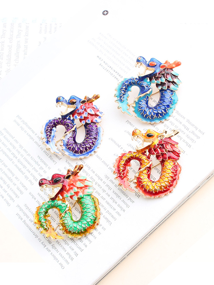 Exaggerated Funny Dragon Alloy Unisex Brooches display picture 5
