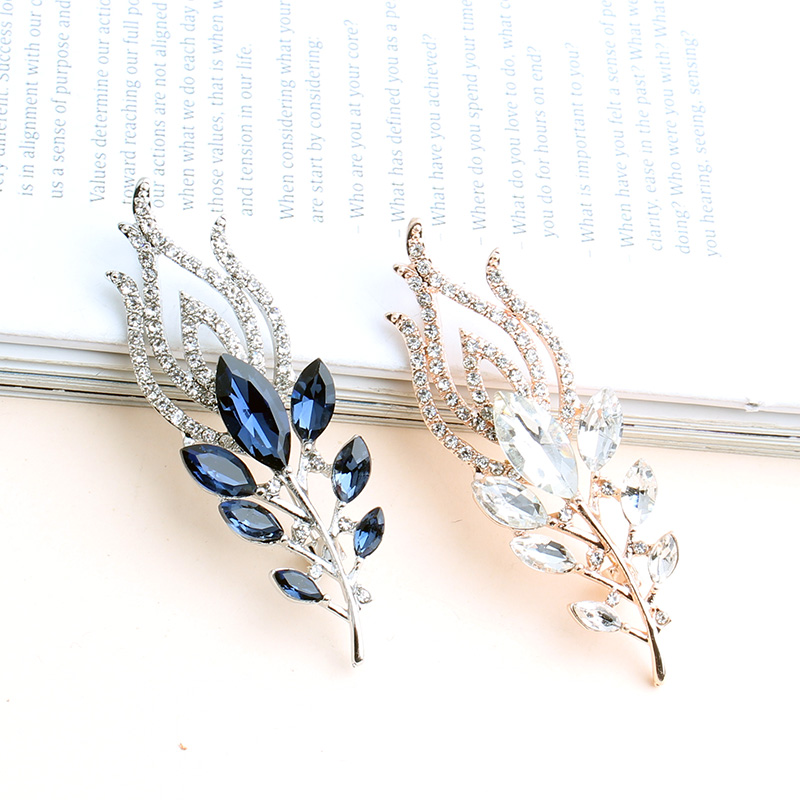 Shiny Tree Flower Alloy Inlay Zircon Women's Brooches display picture 2