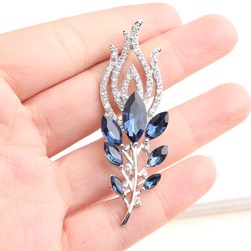 Shiny Tree Flower Alloy Inlay Zircon Women's Brooches display picture 7