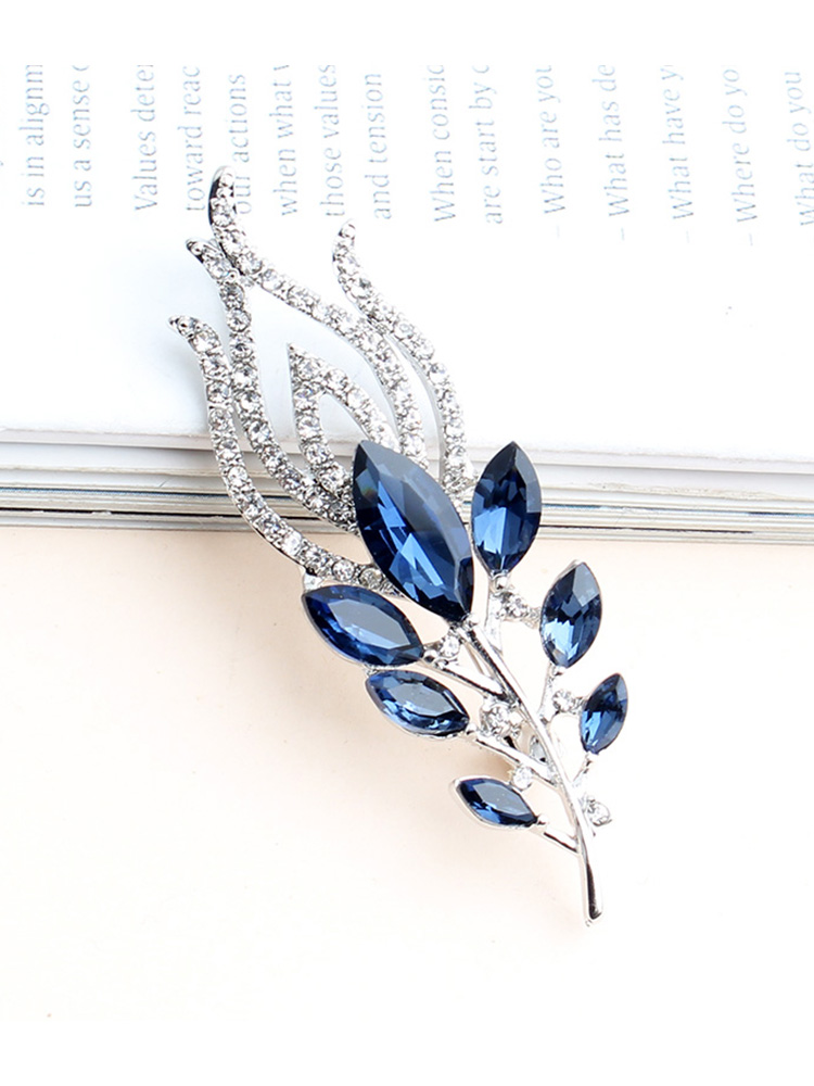 Shiny Tree Flower Alloy Inlay Zircon Women's Brooches display picture 6