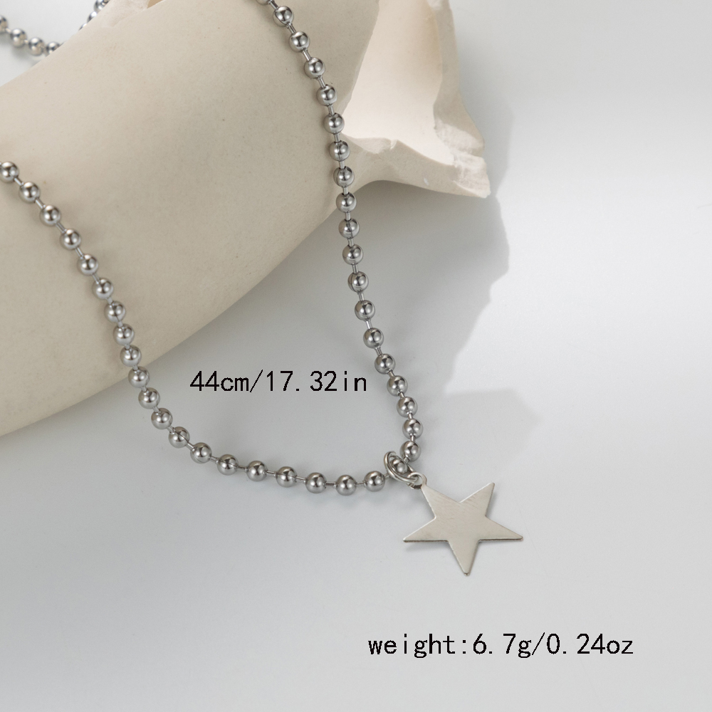 Business Star Alloy Wholesale Pendant Necklace display picture 6
