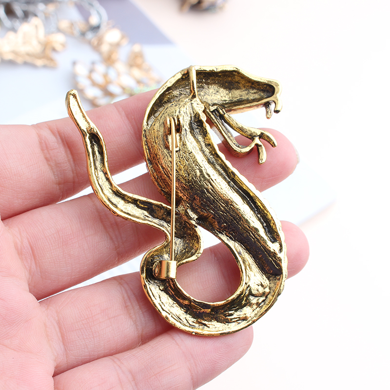 Exaggerated Funny Snake Alloy Unisex Brooches display picture 1