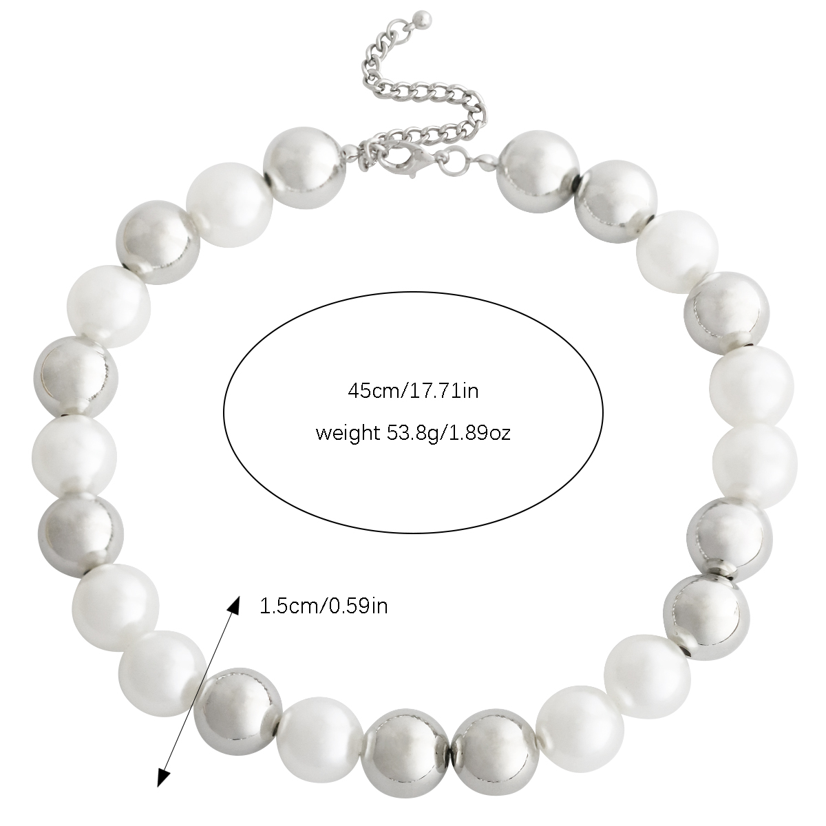 Simple Style Pearl Imitation Pearl Beaded Women's Necklace display picture 2