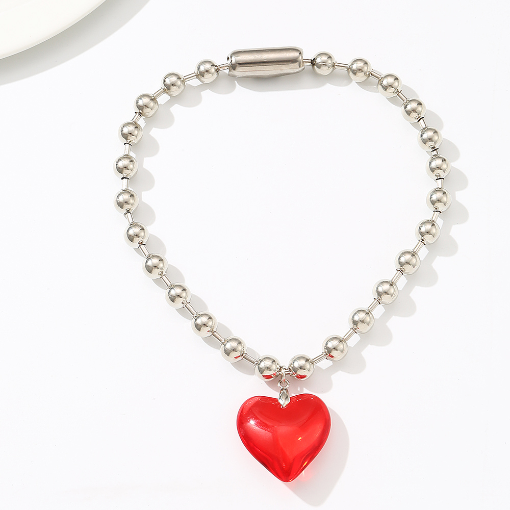 Vintage Style Heart Shape Alloy Three-dimensional Women's Pendant Necklace display picture 6