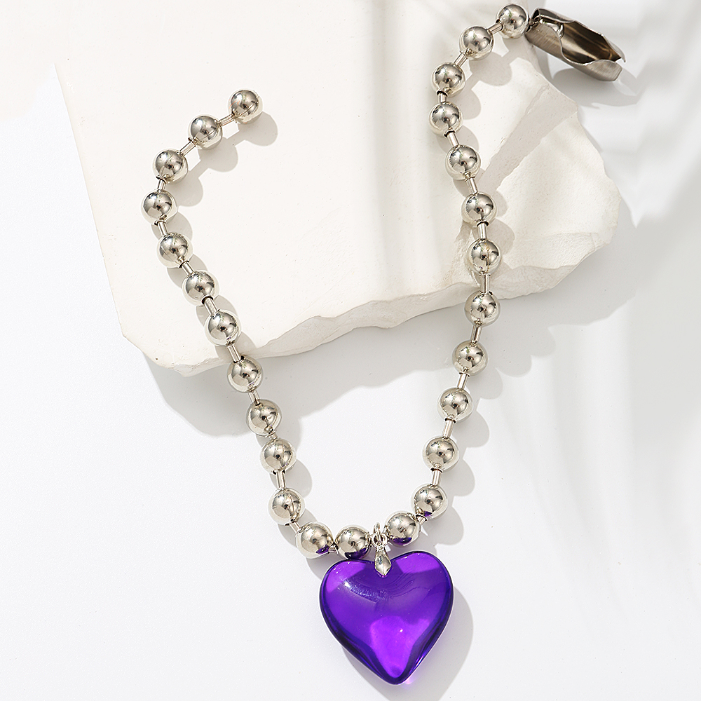 Vintage Style Heart Shape Alloy Three-dimensional Women's Pendant Necklace display picture 13