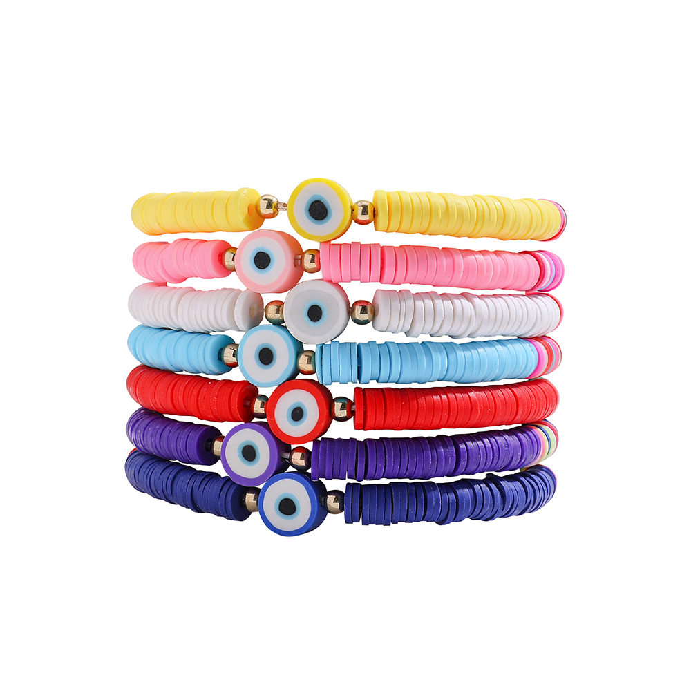 Tropical Round Soft Clay Wholesale Bracelets display picture 9