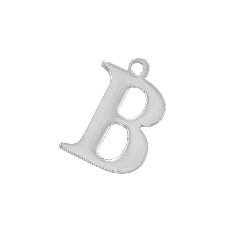 1 Piece Stainless Steel 18K Gold Plated Letter display picture 14