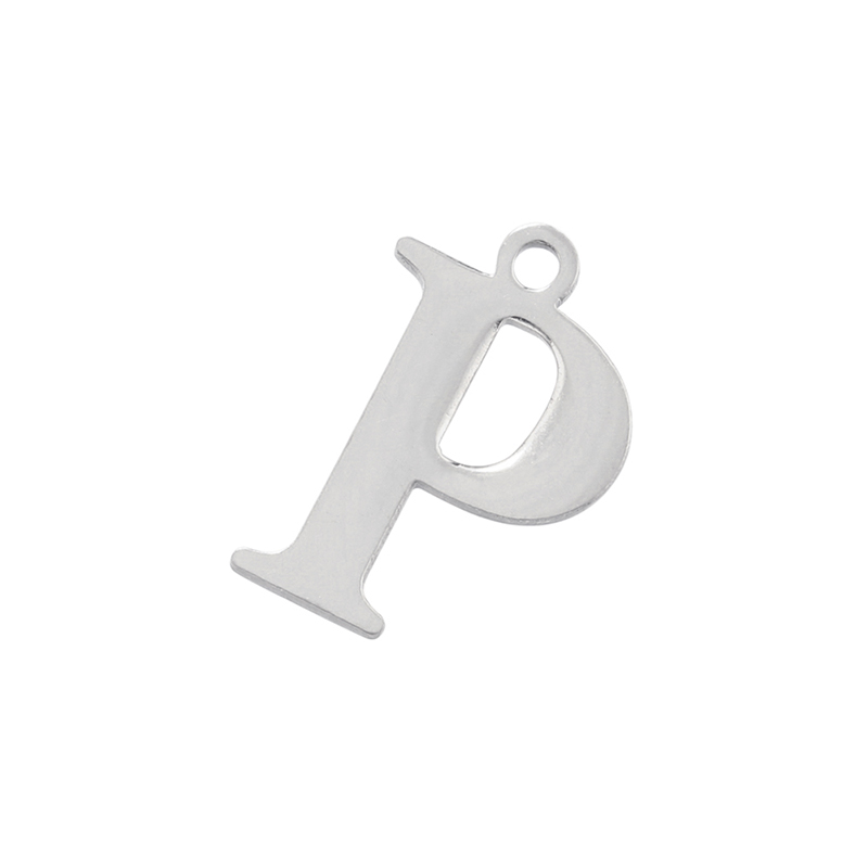 1 Piece Stainless Steel 18K Gold Plated Letter display picture 38