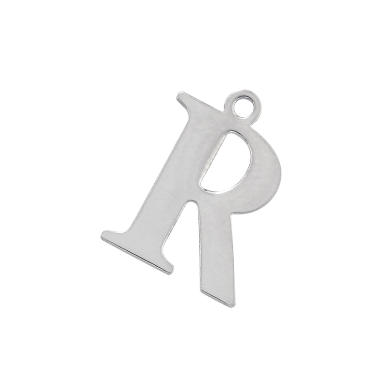 1 Piece Stainless Steel 18K Gold Plated Letter display picture 39