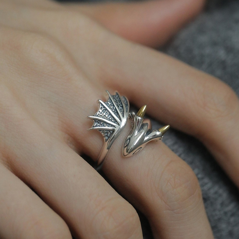 Simple Style Animal Copper Plating Silver Plated Open Rings display picture 2