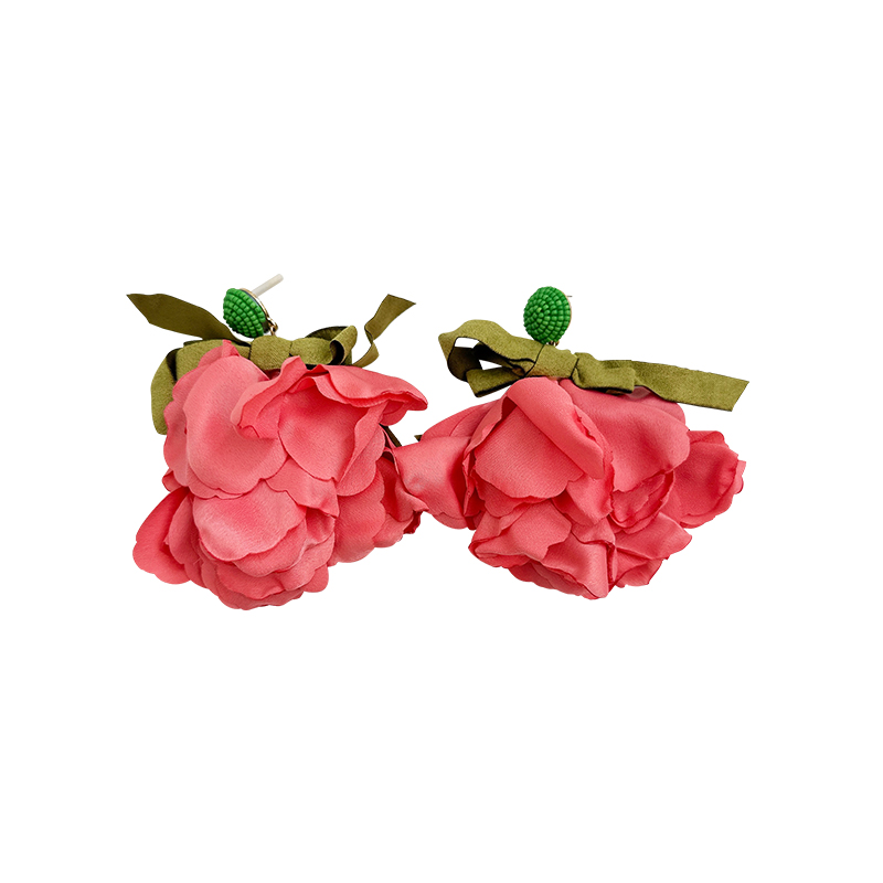 1 Pair Vacation Flower Flowers Bowknot Alloy Resin Alloy Drop Earrings display picture 21