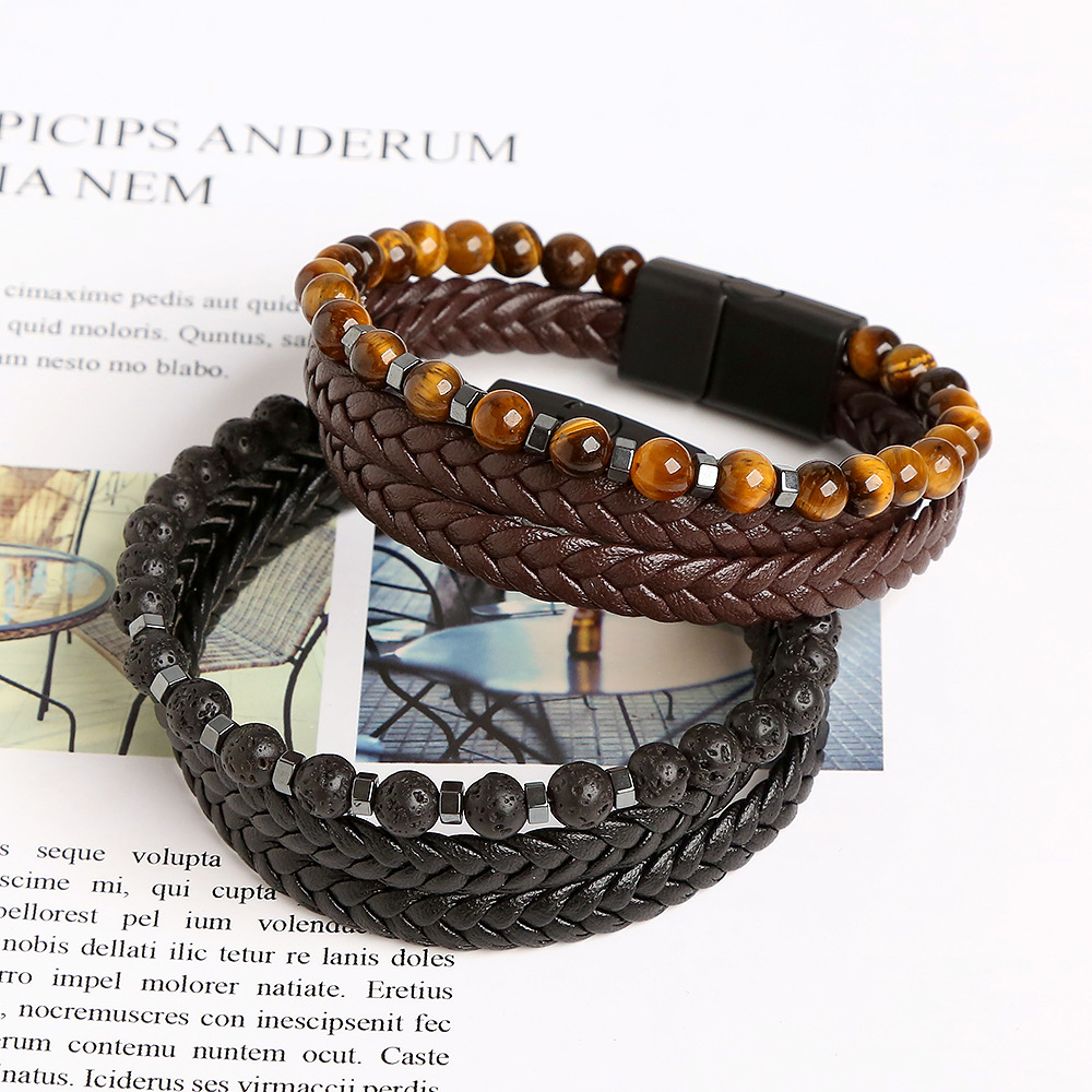 Classical Solid Color Alloy Handmade Men'S Bangle display picture 2
