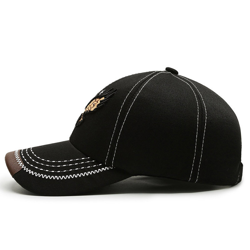 Men's Commute Embroidery Animal Embroidery Curved Eaves Baseball Cap display picture 4