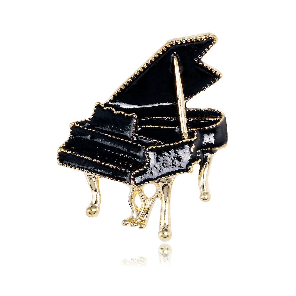 Simple Style Piano Alloy Enamel Unisex Brooches display picture 7