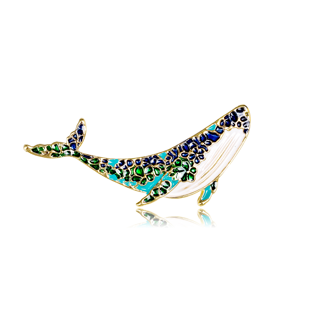 Cute Dolphin Alloy Enamel Unisex Brooches display picture 7