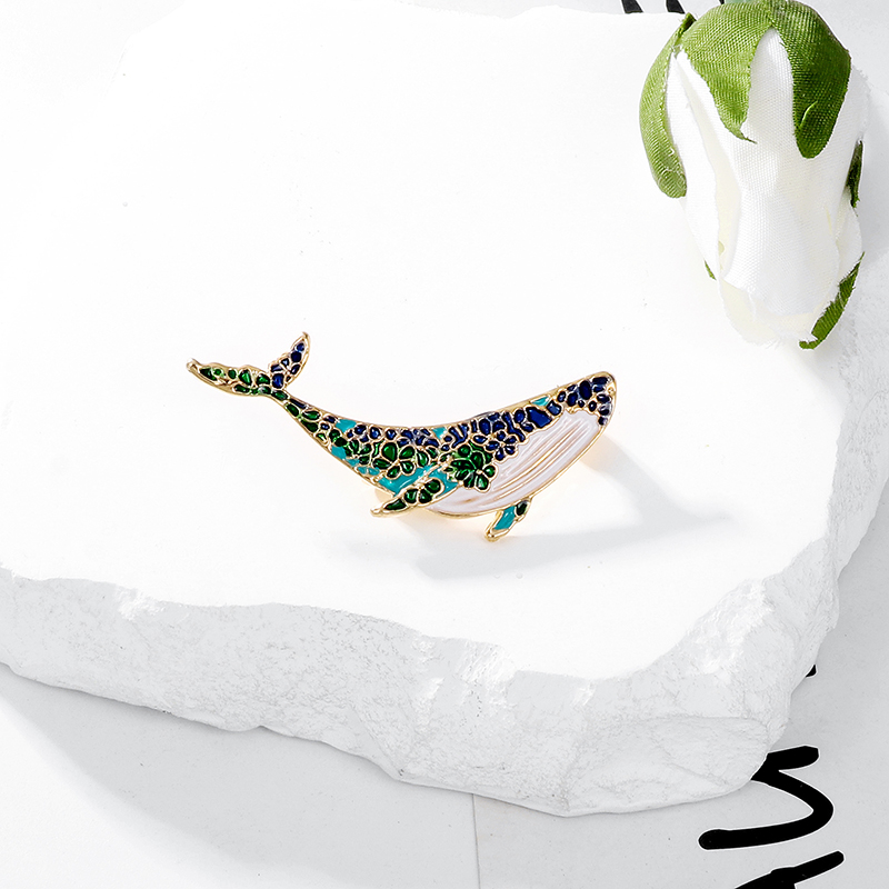 Cute Dolphin Alloy Enamel Unisex Brooches display picture 8