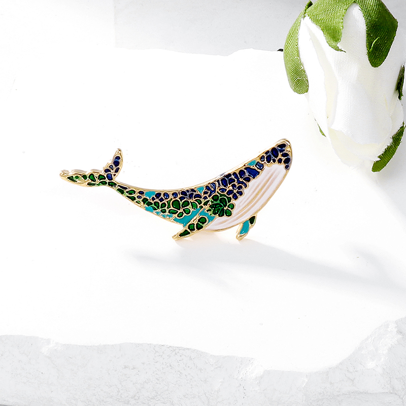 Cute Dolphin Alloy Enamel Unisex Brooches display picture 9
