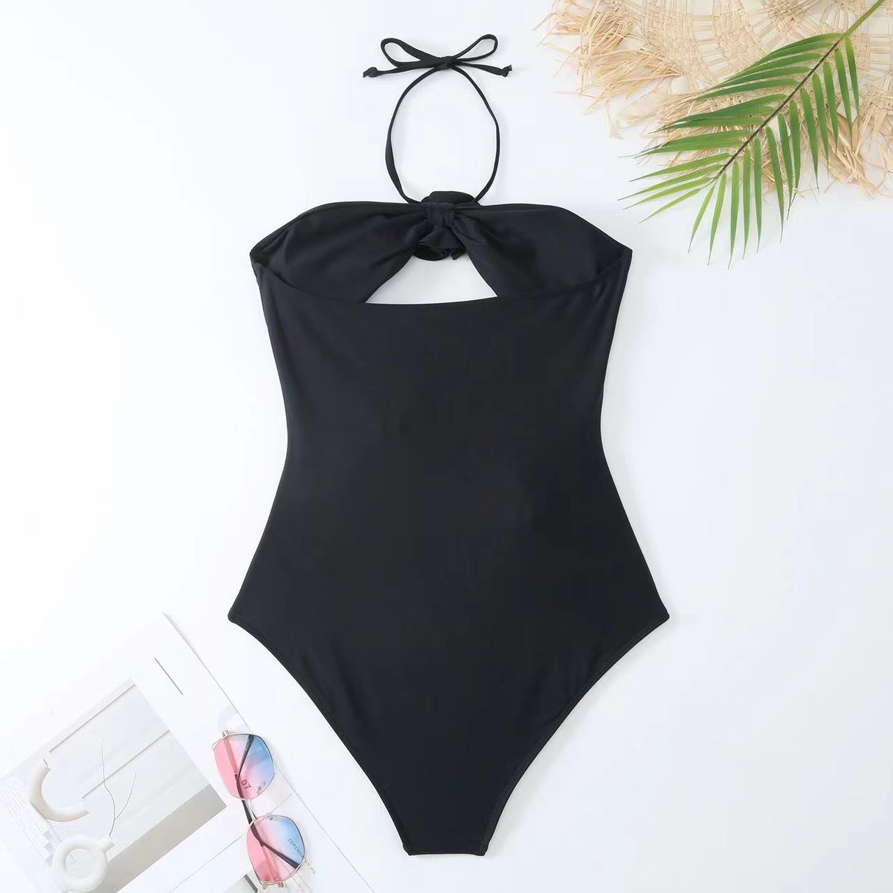 Women's Vacation Sexy Flower Hollow Out 2 Pieces Set One Piece display picture 3