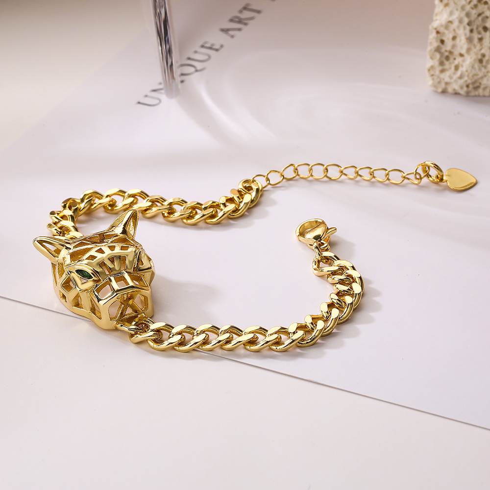 Streetwear Animal Copper Plating 18k Gold Plated Bracelets display picture 5