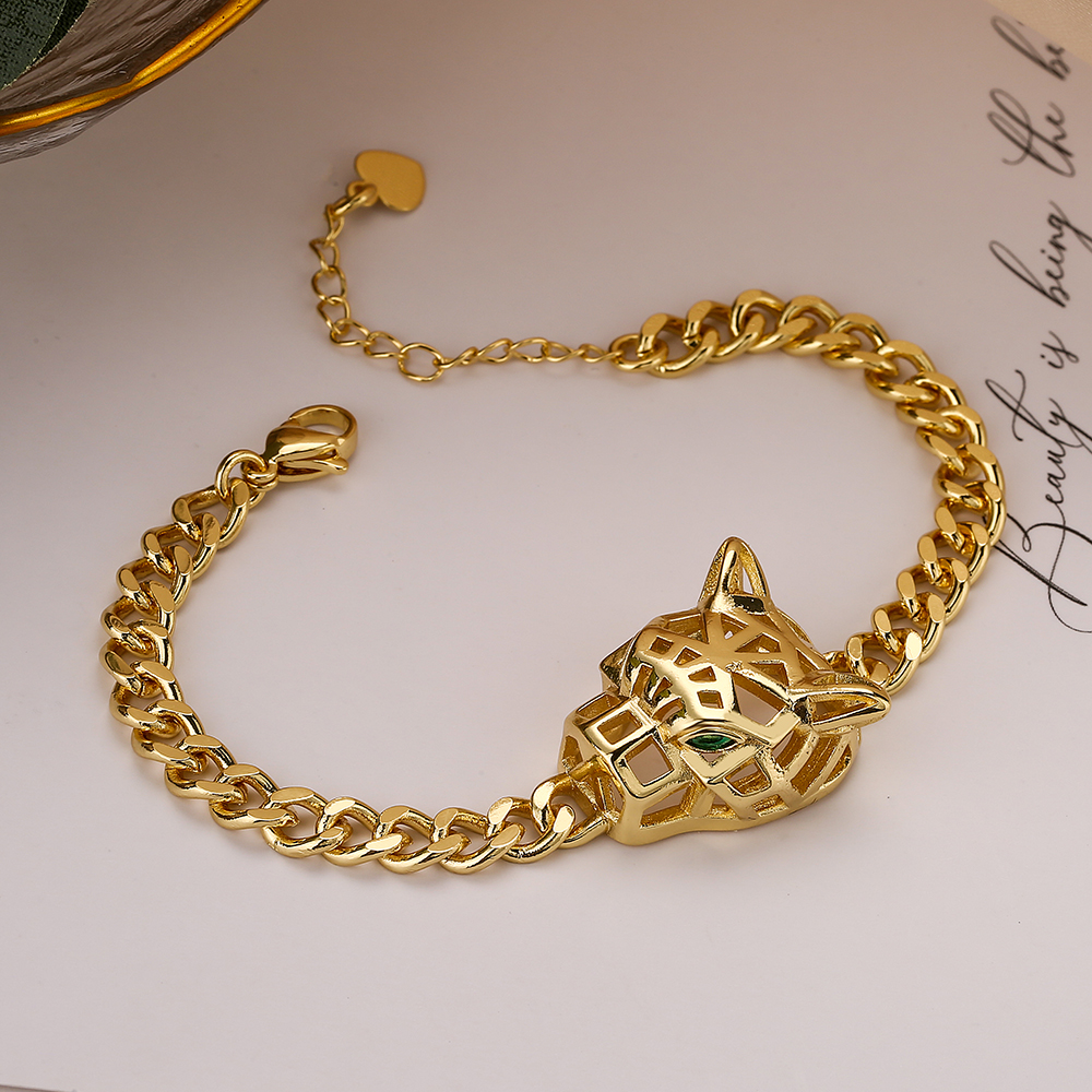 Streetwear Animal Copper Plating 18k Gold Plated Bracelets display picture 2