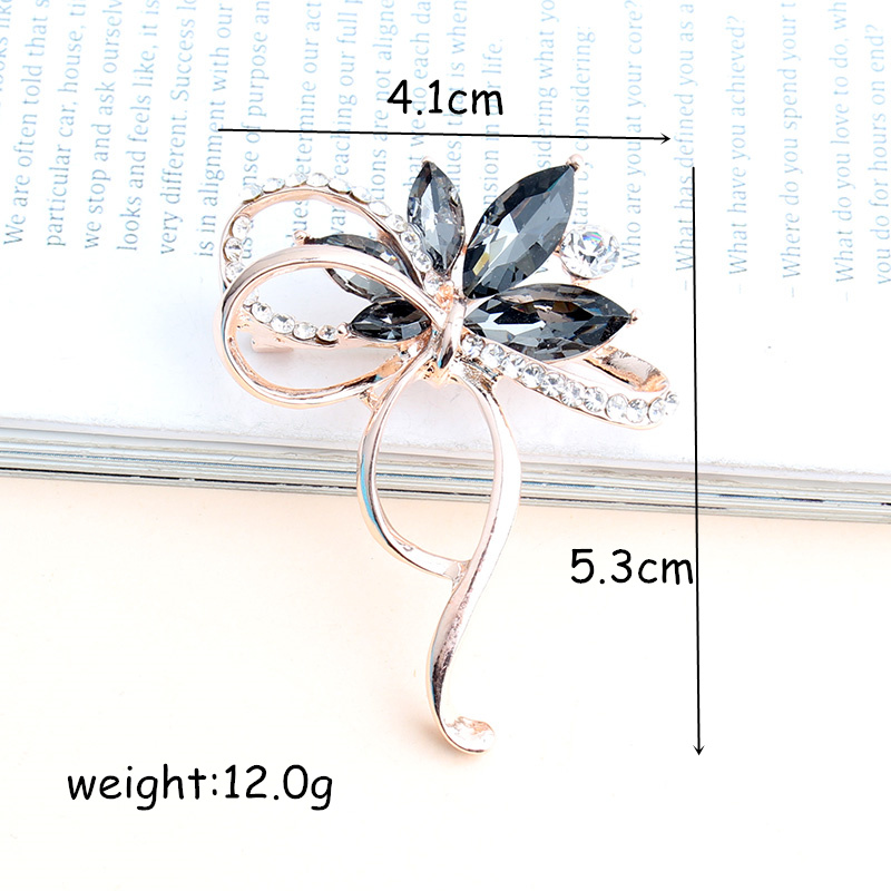 Elegant Formal Plant Alloy Inlay Alloy Unisex Brooches display picture 3